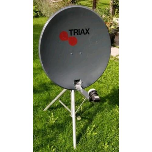 Triax TDS 64 cm schotel + MVision HD-400S ontvanger + satfin