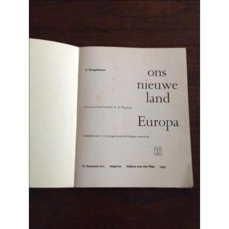 Ons nieuwe land Europa C. Dongelmans 1959