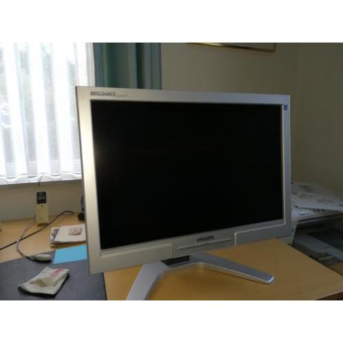 Philips monitor 200WP7ES Zilver
