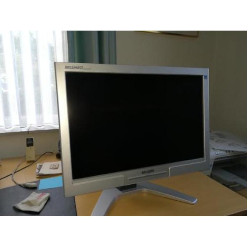 Philips monitor 200WP7ES Zilver
