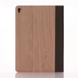 Stand flip houtlook lichtbruin hoes iPad Pro 9.7 inch