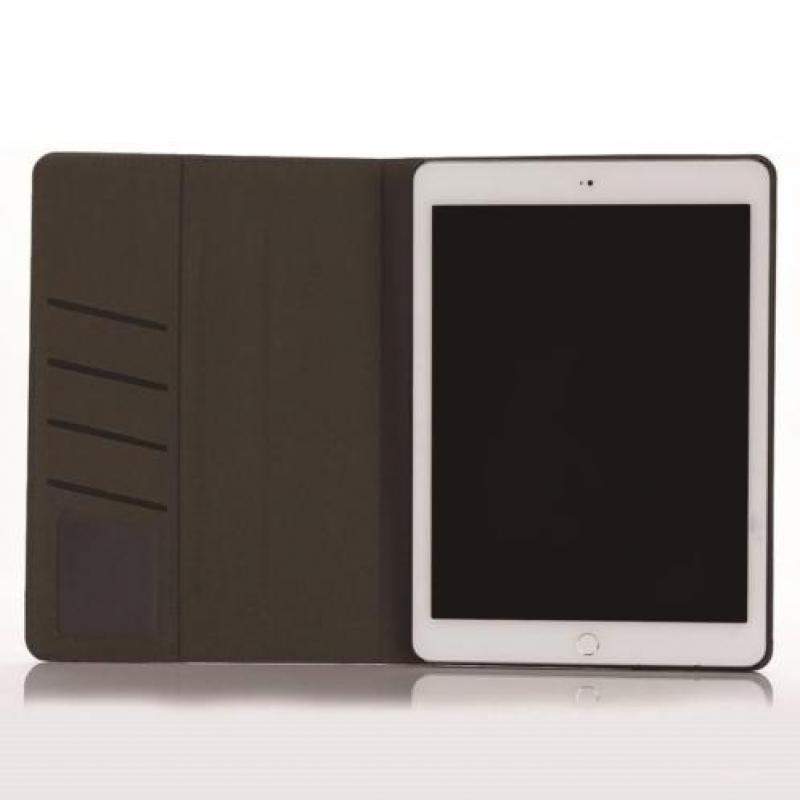 Stand flip houtlook lichtbruin hoes iPad Pro 9.7 inch