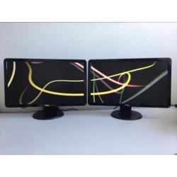 2x Dell pc monitor 23 inch