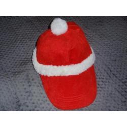 Kerst pet - rood