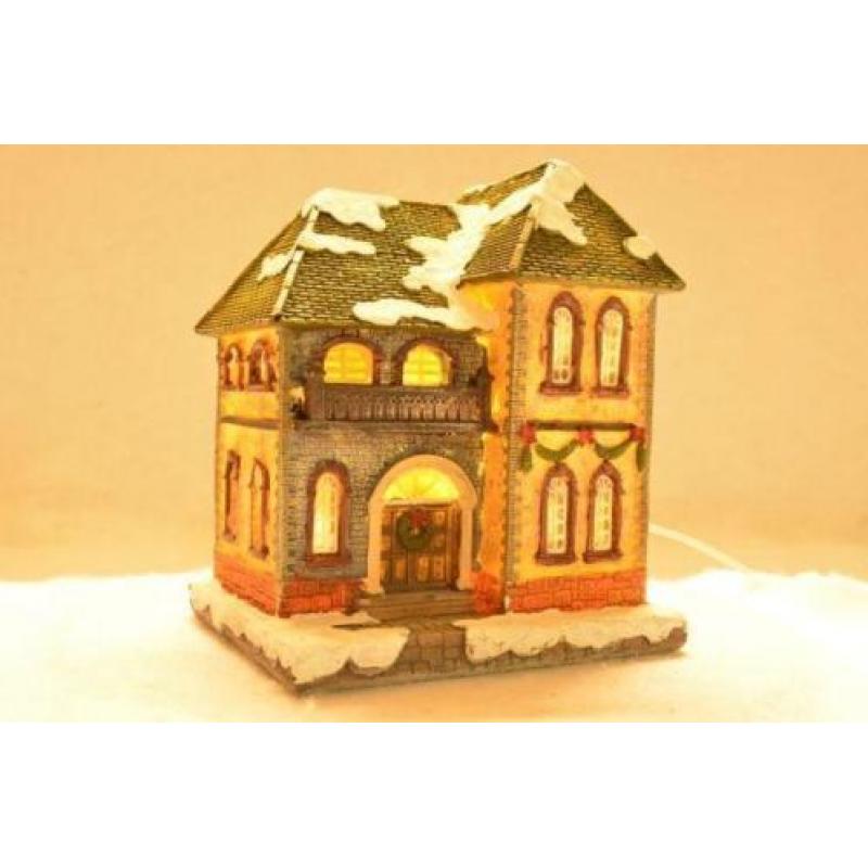 X-Mas Collection Kerstdorp Huis met Balkon