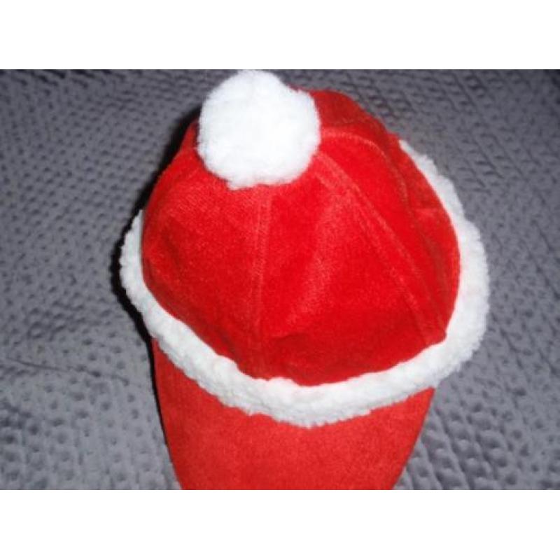 Kerst pet - rood