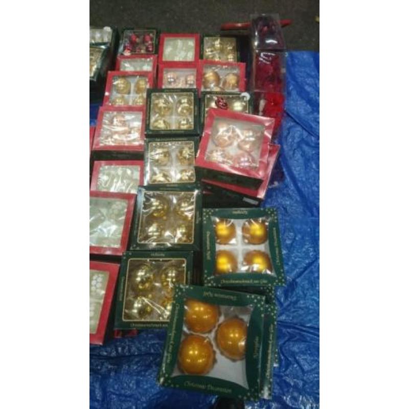 Partij kerstspullen