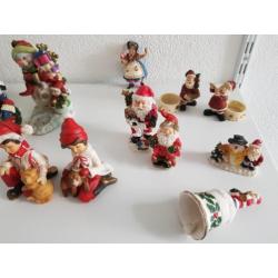kerstbeeldjes (huisjes, kerstmannetjes enz.)