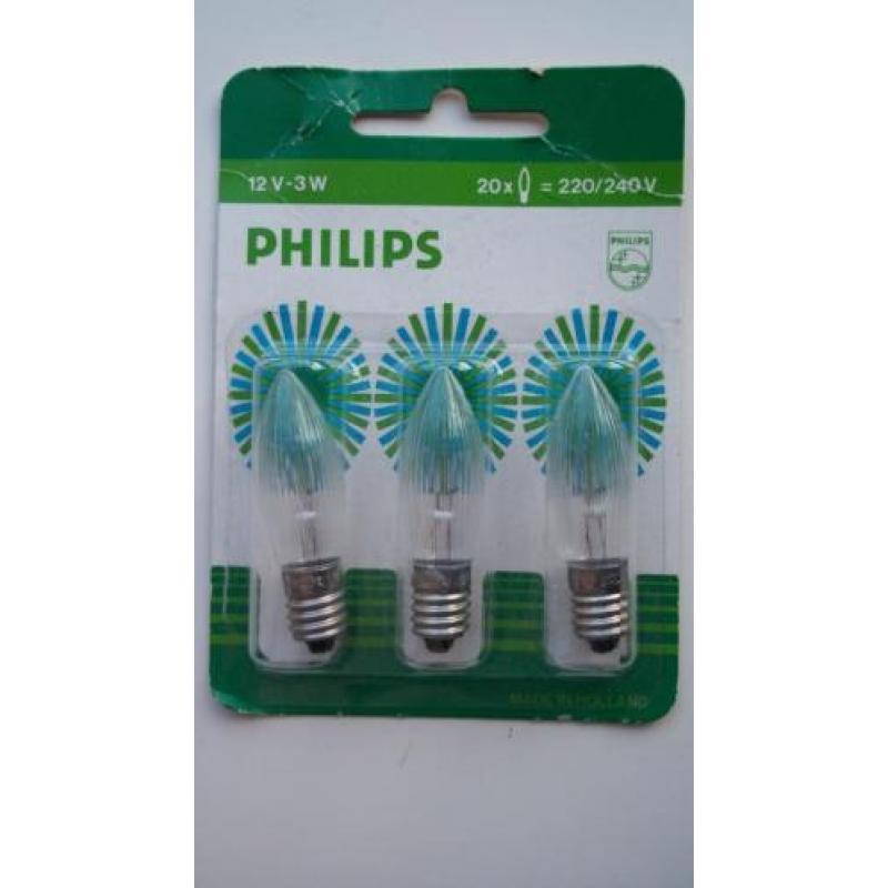 ~ 3 Reserve lampjes voor kerstverlichting ~