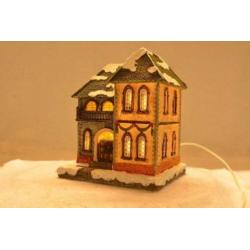 X-Mas Collection Kerstdorp Huis met Balkon