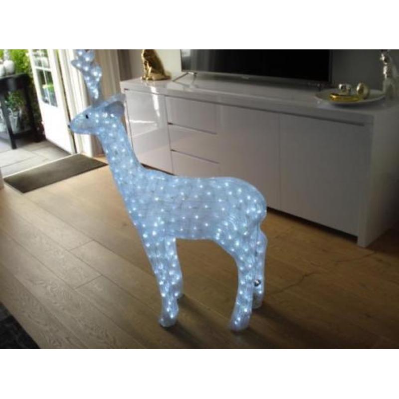 Rendier met Ledlampen Levensgroot 220v ZGAN