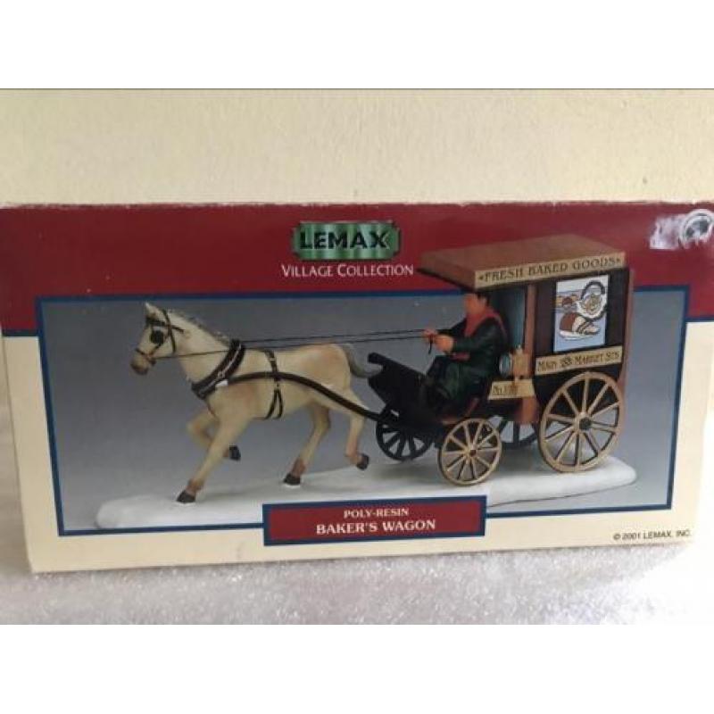 Lemax Bakers Wagon