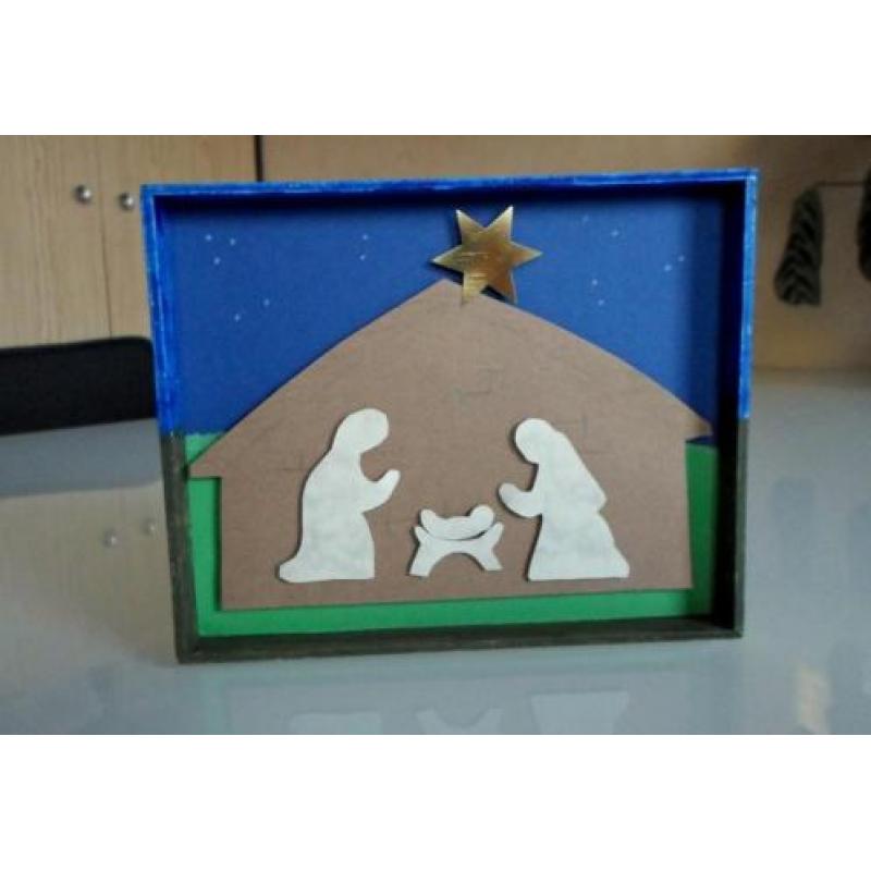 kleine hand-made kerststalletjes