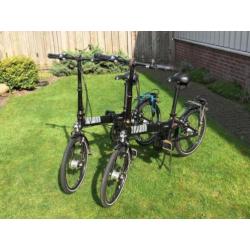 Twee Dahon Vitesse vitesse d7hg Aluminium met naaf dynamo