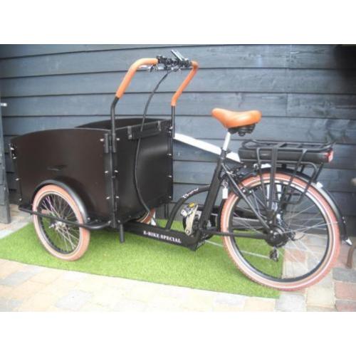 Retro E- bakfiets elektrisch TROY met div. gratis extra's!
