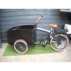 Retro E- bakfiets elektrisch TROY met div. gratis extra's!