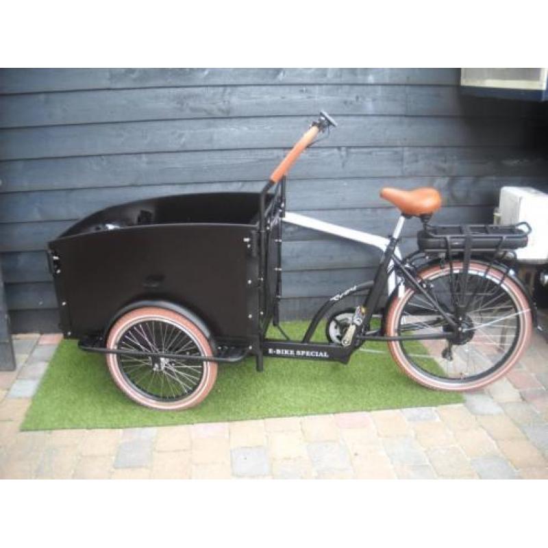 Retro E- bakfiets elektrisch TROY met div. gratis extra's!