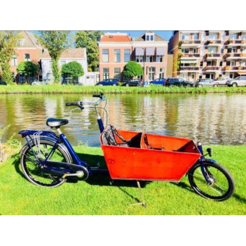 Bakfiets NL Cargo Long 8 vers veel extras!