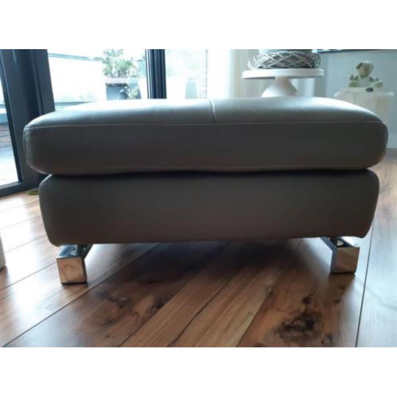 leren hocker