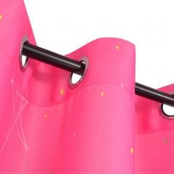 vidaXL Kindergordijnen verduisterend 140x240 cm roze 2 st