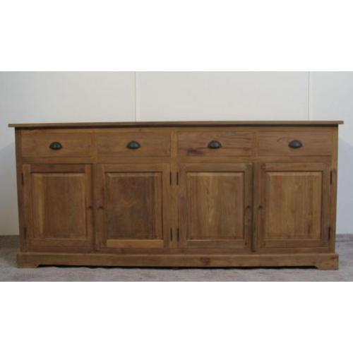 Dressoir van recycle teakhout, 2 meter breed > Indoteak