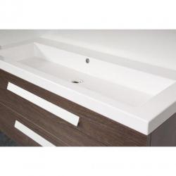 Saniclass Foggia badmeubelset 100cm 0 kraangaten Black wood