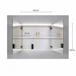 Spiegelkast Sanicare Qlassics Ambiance 120 cm 2 Deuren Zi...