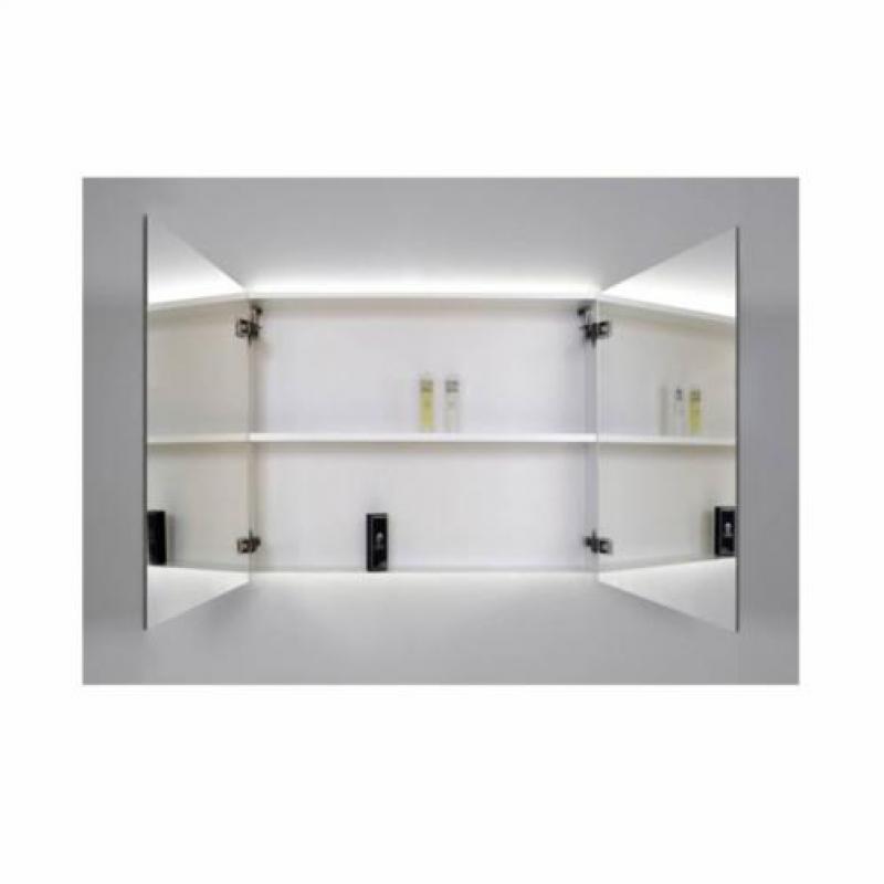 Spiegelkast Sanicare Qlassics Ambiance 100 cm 2 Deuren An...
