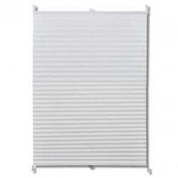 vidaXL Plisséjaloezie 40x125 cm wit