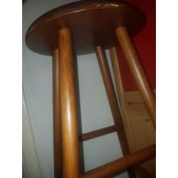 Houten kruk 5 euro