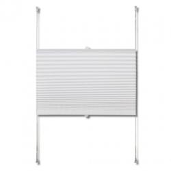 vidaXL Plisséjaloezie 40x125 cm wit