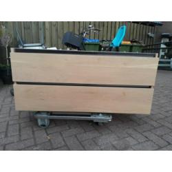 Modern houten badkamermeubel 120 cm