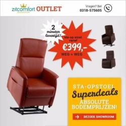 Goedkoopste Sta Op Stoel - NIEUW - Elektrische VA € 295,-