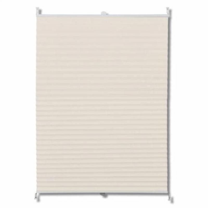 vidaXL Plisséjaloezie 50x100cm crème