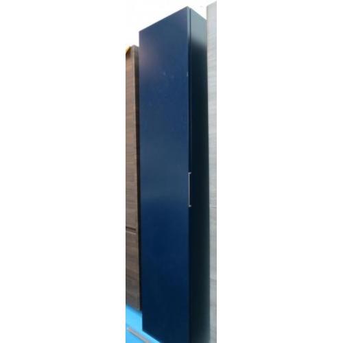 Hoge Kolomkast Donkerblauw Greep Zijkant (Beschadigd)
