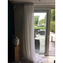 Mooie witte vitrage