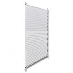 vidaXL Plisséjaloezie 40x125 cm wit