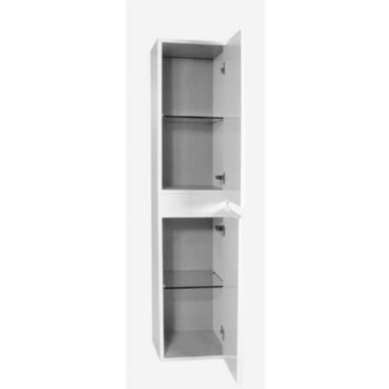 Saniclass IQ hoge kast 160cm Black Diamond 2 deuren