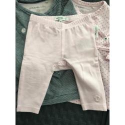 Noppies 2 jurkjes legging mutje 50 56