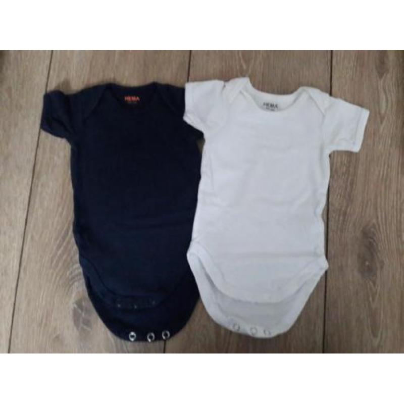 2 zgan Hema stretch rompers 50 - 56