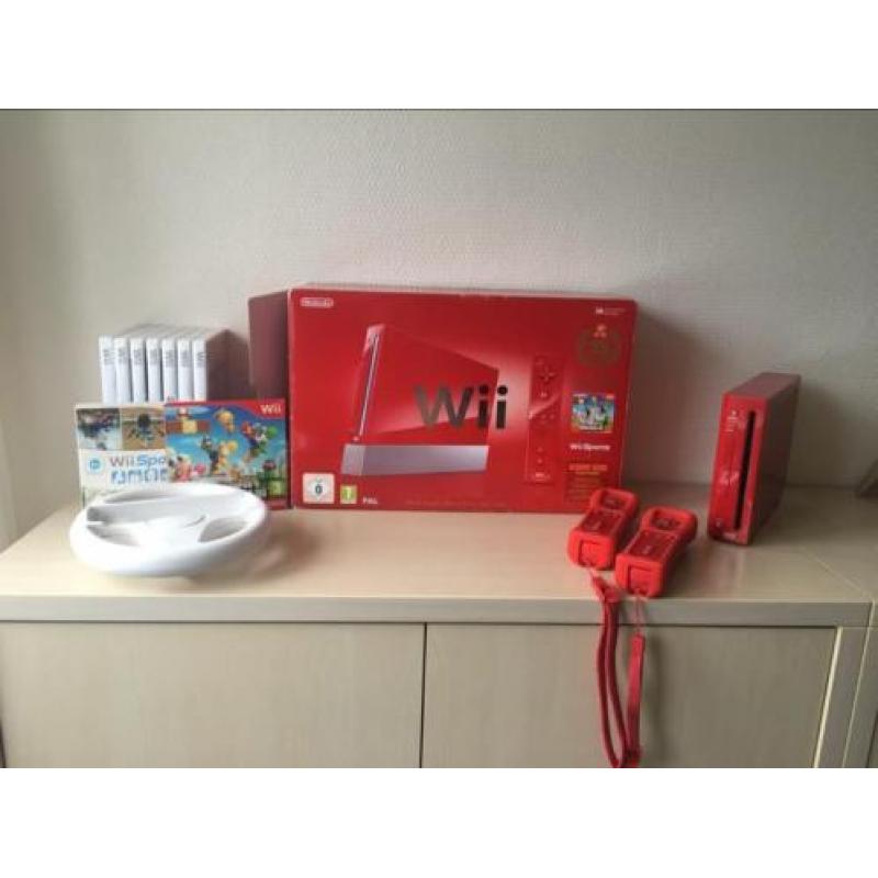 Complete super Mario Bros Wii pack! Incl extra controle!