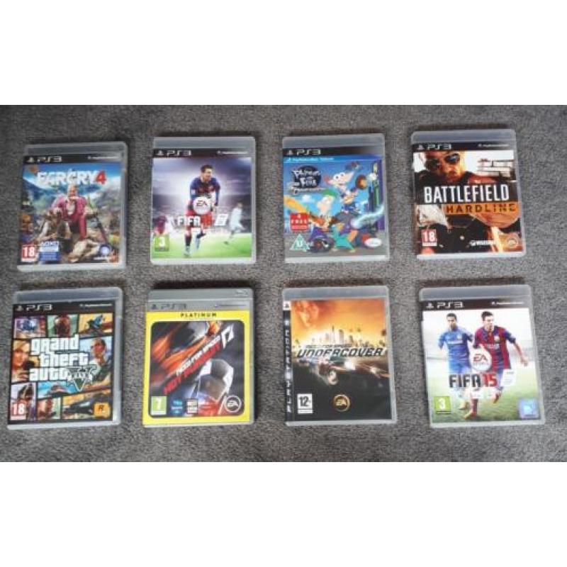 playstation 3 met 2 controllers en diverse games