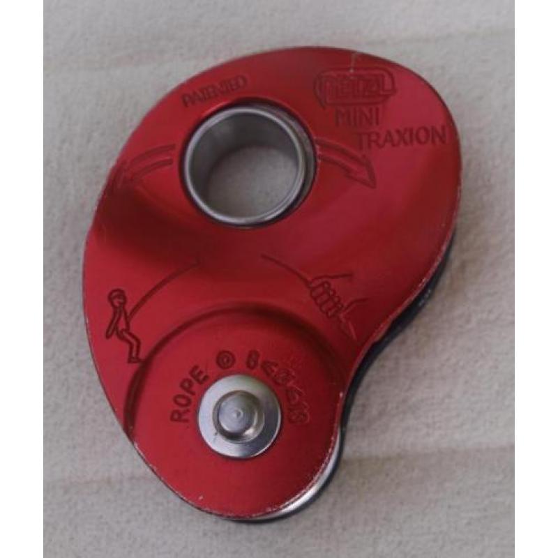 Petzl Mini Traxion --- Katrol met terug loop sper